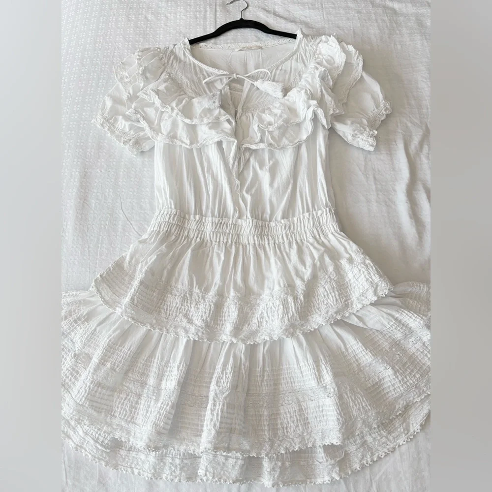 LoveShackFancy Liv Heritage Ruffle Dress - Picture 11 of 16